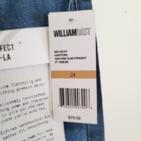 William Rast | Hartford High Rise Slim Straight Slouchy Boyfriend Jean -… - Picture 6 of 12